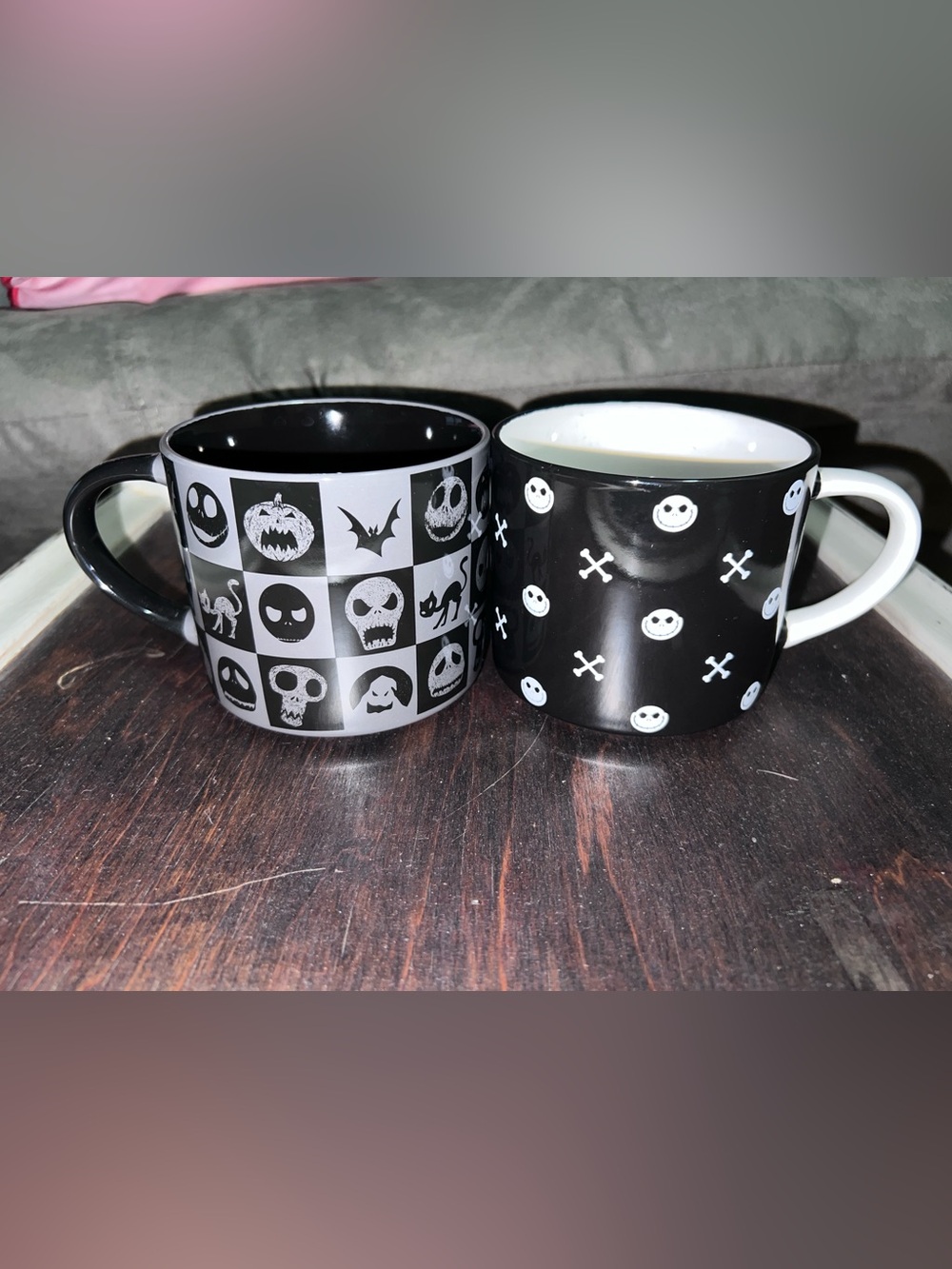 2 Nightmare Before Christmas Coffee Mugs